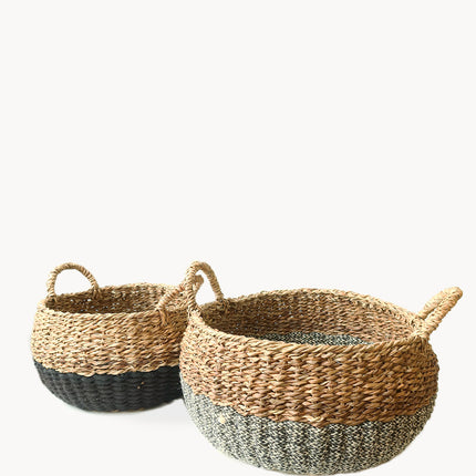 Ula Floor Basket - Black