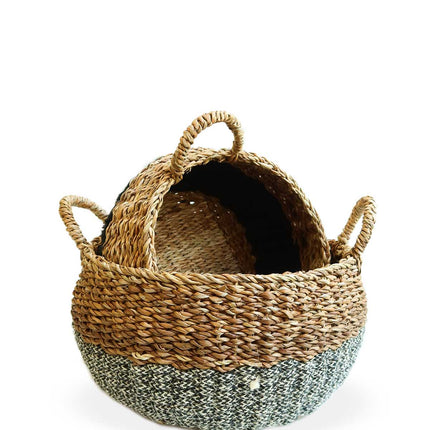 Ula Floor Basket - Black