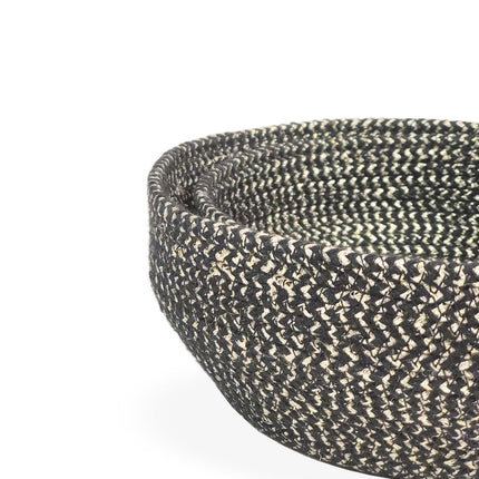 Black and Gold Basket Bowls- Set Of 2