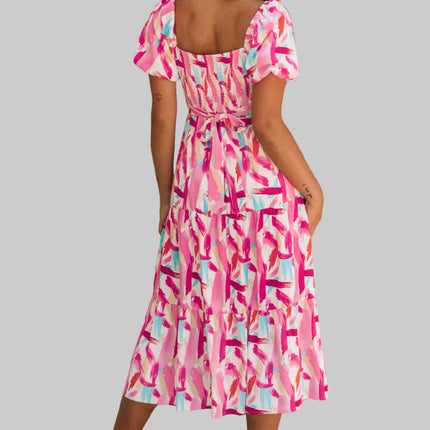 Dalia Smocked Ruffle Tiered Dress