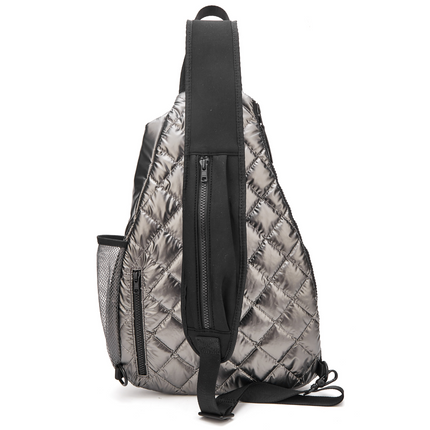 Veranda Sling Backpack- Gun Metal
