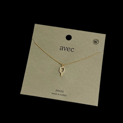 Club Pickleball Dainty Necklace
