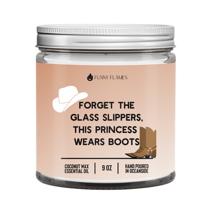 Forget The Glass Slippers Candle (Brown Jar)