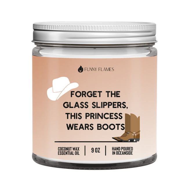 Forget The Glass Slippers Candle (Brown Jar)