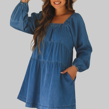 Cloud Nine Denim Dress
