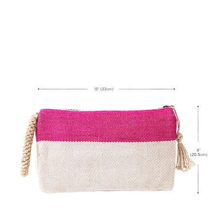 Block A Clutch - Pink