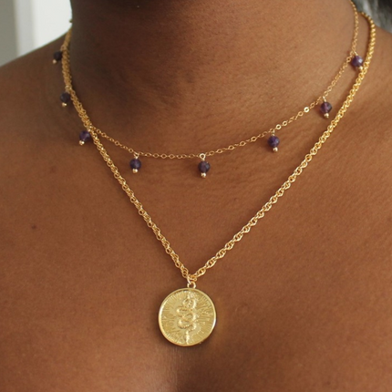 Birthstone Drop Necklace