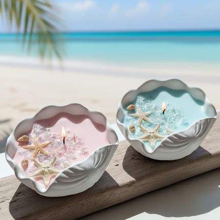 Ocean's Whisper Candle Coastal Soy Wax