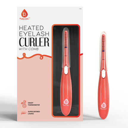 Heated Eyelash Curler With Comb