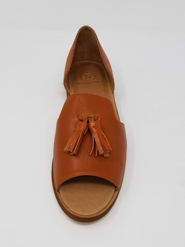Westlake Slip-On Sandals-Cognac