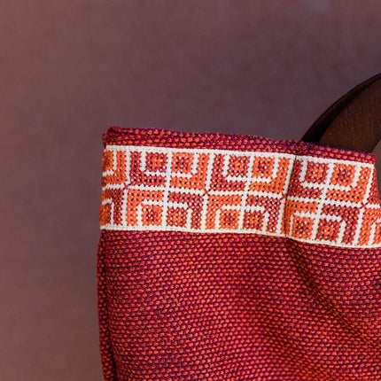 Half Moon Clutch - Red