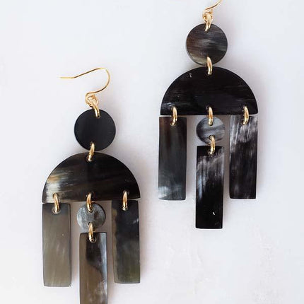 Hoang Hau Chandelier Statement Earrings