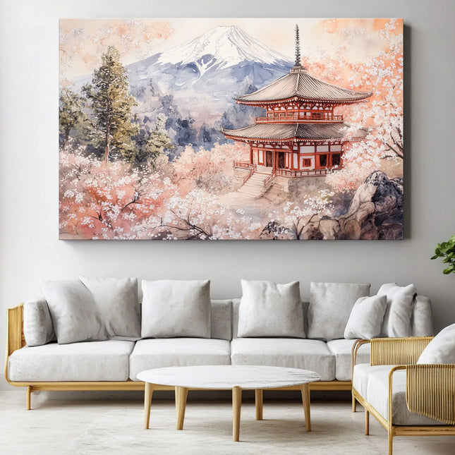 Canvas Wall Art - Cherry Blossom