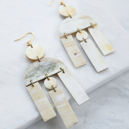 Hoang Hau Chandelier Statement Earrings