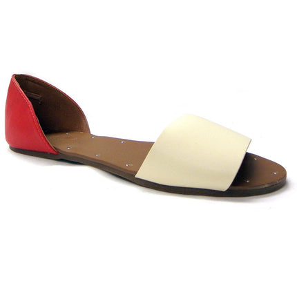 The Lindsay Sandal -Red