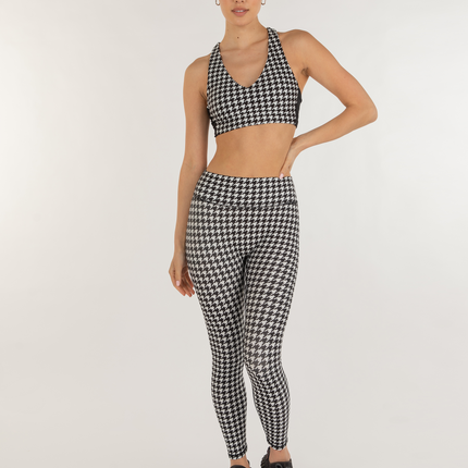 Elsa Fleece V Neck Longline Bra