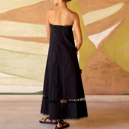 Women's Lacy Strapless Dress