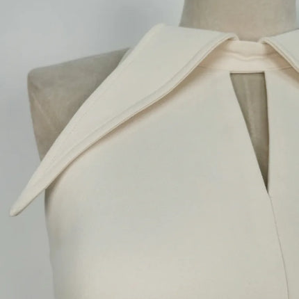 Pleated Halter Dress