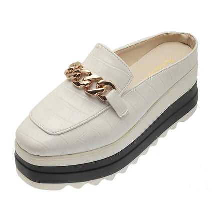 Platform Wedge Loafers