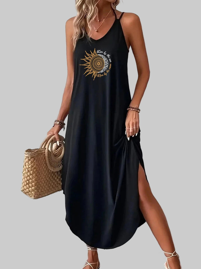 Spaghetti Strap Maxi Dress