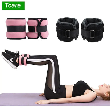 Pair Off Ankle or Wrist Weights Pink/Black