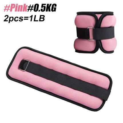 Pair Off Ankle or Wrist Weights Pink/Black