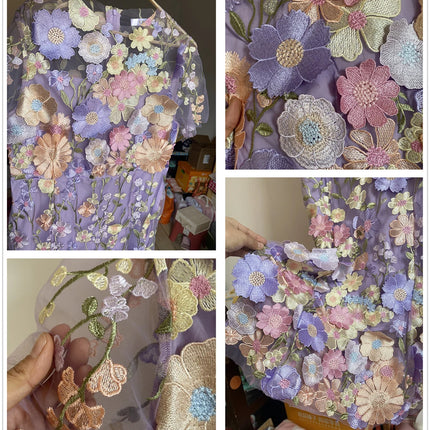 Embroidered Flower Dress