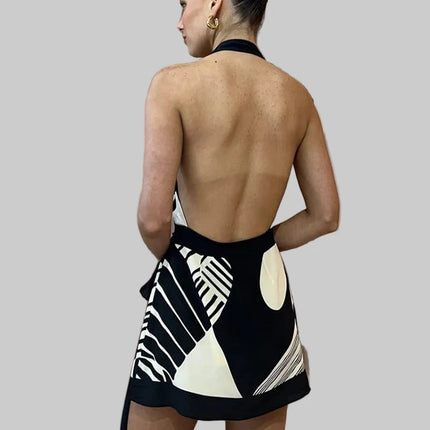 Cute Mini Halter Dress