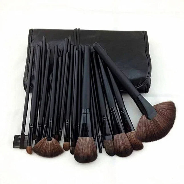 Makeup Brush 24 Piece - Black