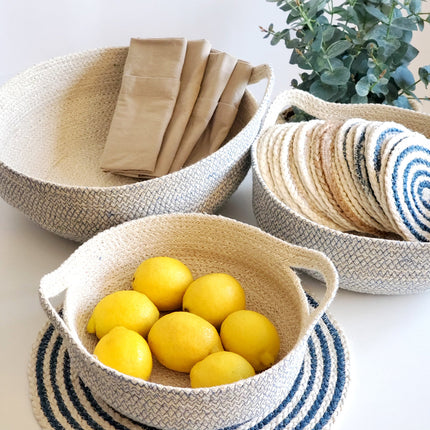 Kata Spiral Placemat - Blue (Set of 4)