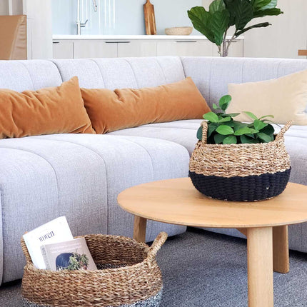 Ula Floor Basket - Black