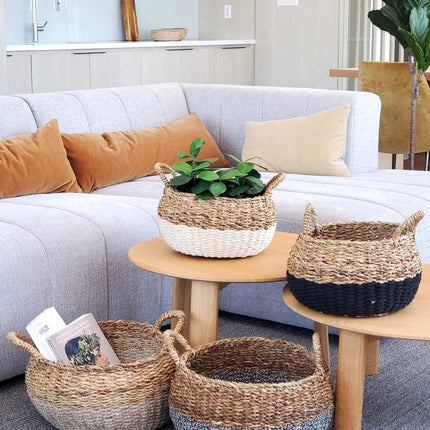 Ula Floor Basket - Black