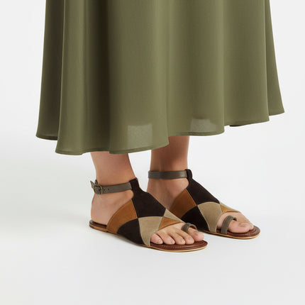 SULTAN Fancy Sandals - Brown