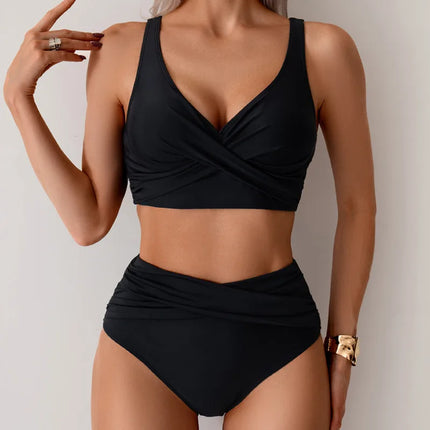High-waist Bikini - Black