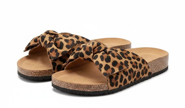 Retro Sandals With A Bow