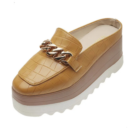 Platform Wedge Loafers