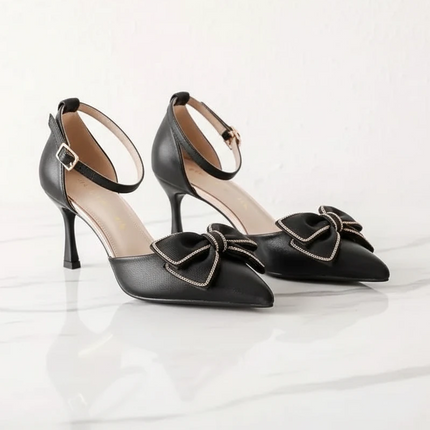 Pretty Knot Heels - Black