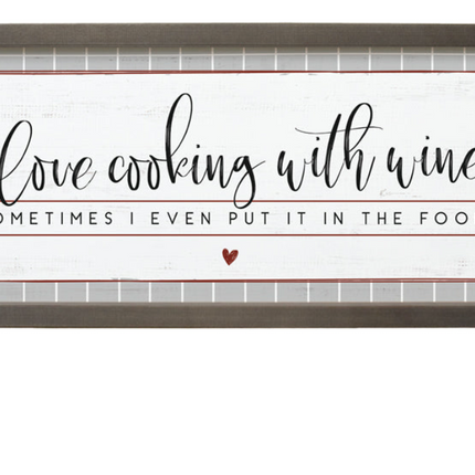 Cooking With Wine Wall Art