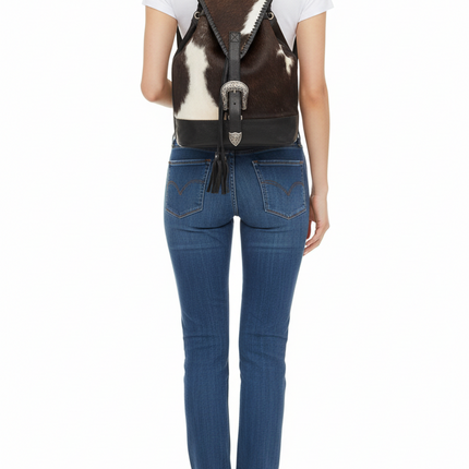 Jitana Backpack - White & Black
