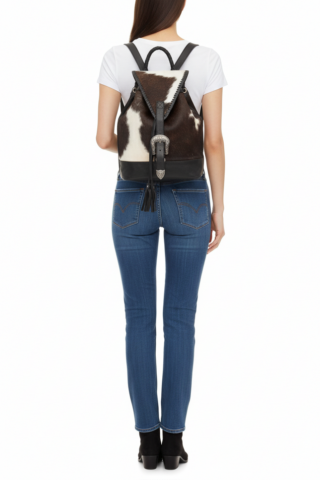 Jitana Backpack - White & Black
