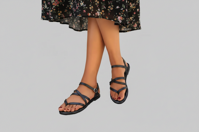 Strap Theory Sandals - Black