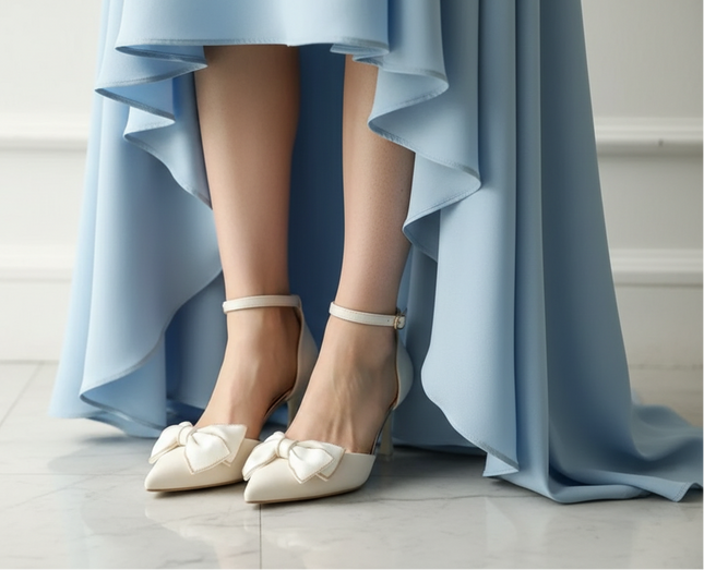 Pretty Knot Heels - Beige