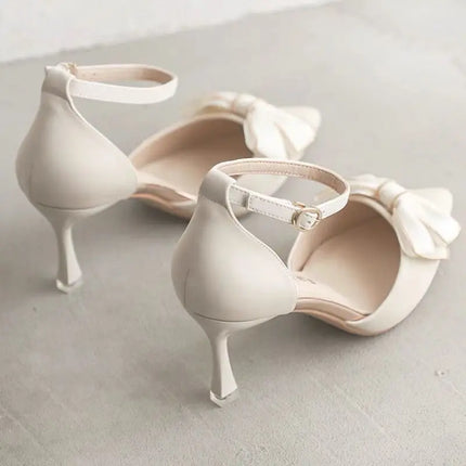 Pretty Knot Heels - Beige
