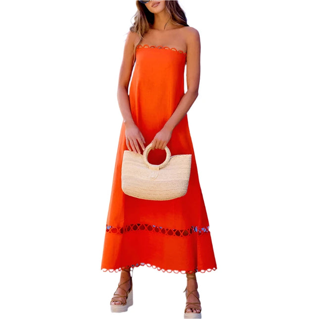 Women's Lacy Strapless Dress