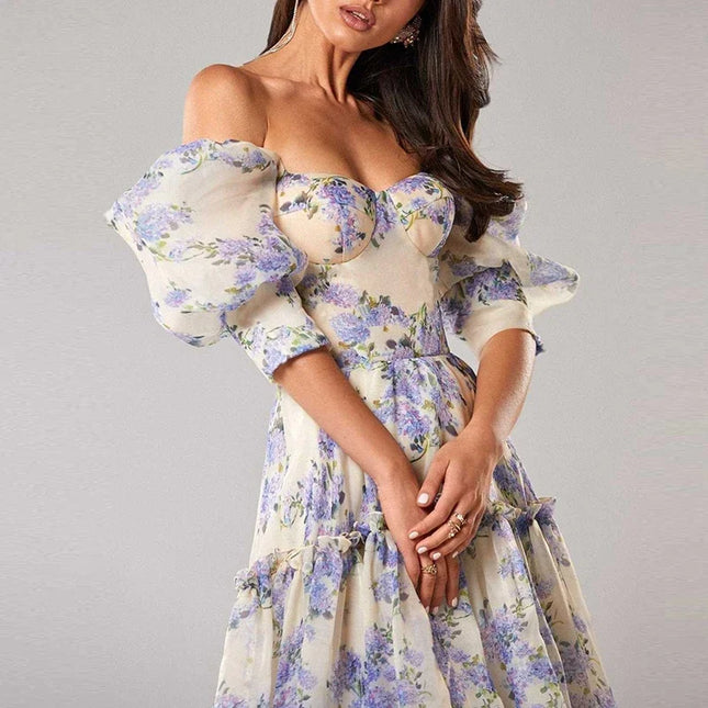 Not Your Average Blue Floral Dress