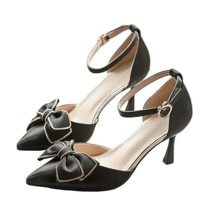 Pretty Knot Heels - Black