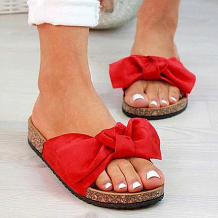 Retro Sandals With A Bow