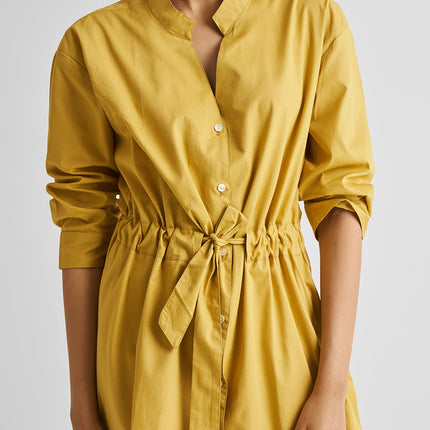 Short Tie Waist Dress in Tuscan Sun