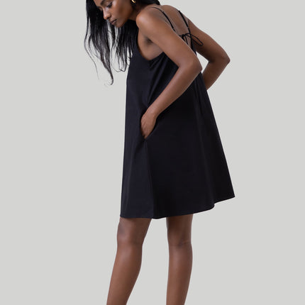 Short Tent Dress in Black