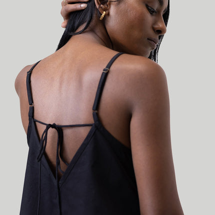 Short Tent Dress in Black